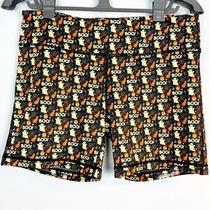 IAB 5-inch No Ride Spandex Shorts - Halloween Ghosts Print Size XL